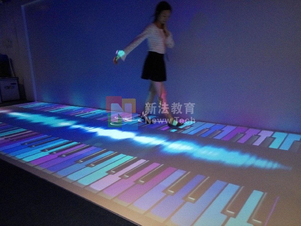 助力特殊儿童教学教育，智能特教新法教育地面互动情景教学！