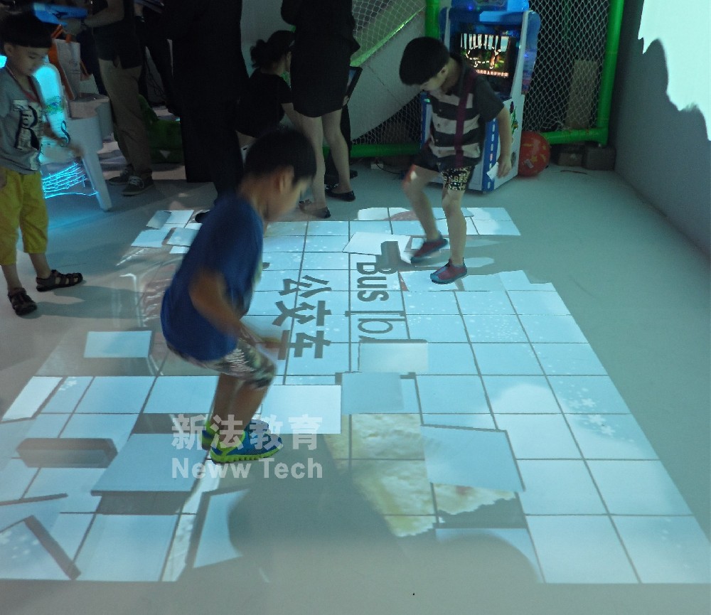 多媒体感官教室，新法教育智能特教地面体感互动教育！