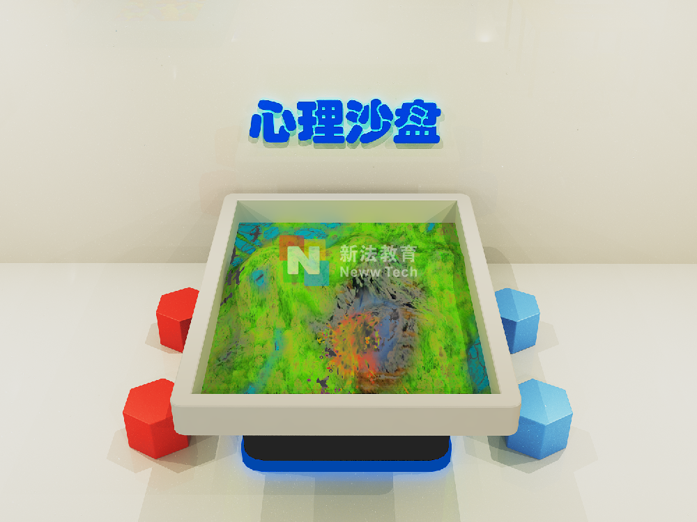 校园青少年健康教育—新法教育智慧心理教室互动心理沙盘！